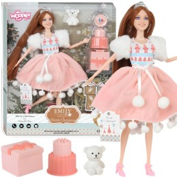 WOOPIE ROYAL Lalka Emi Urodzinowa Księżniczka z Misiem