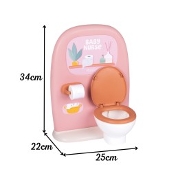 SMOBY Baby Nurse - Dwustronna toaleta Dla lalki 42 cm