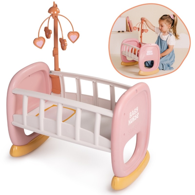 SMOBY Baby Nurse Kołyska z karuzelką