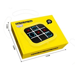 WOOPIE Gra Elektroniczna Kółko i Krzyżyk Logiczna Edukacyjna 4 Tryby Gry