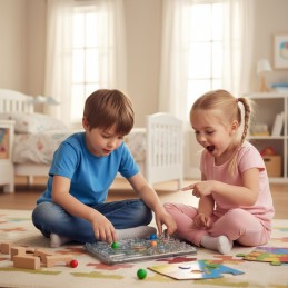 WOOPIE Klasyczna Gra Rodzinna Węże i Drabiny 3D