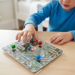 WOOPIE Klasyczna Gra Rodzinna Węże i Drabiny 3D