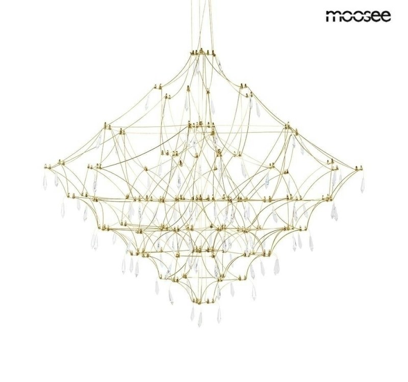 MOOSEE lampa wisząca CONSTELATION 100     GOLD - LED, stal szczotkowana