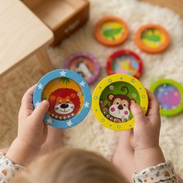 VIGA Drewniany Labirynt Zwierzątka 1szt