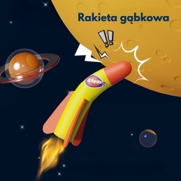 WOOPIE Podwójna Wyrzutnia Rakiet Piankowych 6 szt.