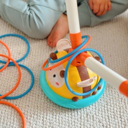 WOOPIE Gra Zręcznościowa Skakanka Automatyczna 2w1 Rzut do Celu Pszczółka