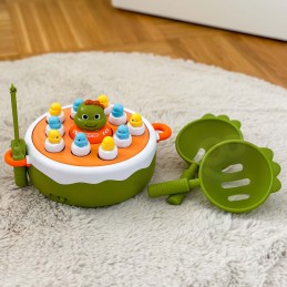 WOOPIE Gra Zręcznościowa Łowienie Dinozaurów 4w1 Katapulta