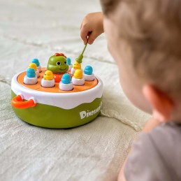 WOOPIE Gra Zręcznościowa Łowienie Dinozaurów 4w1 Katapulta