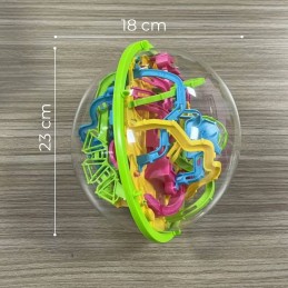 WOOPIE Labirynt Kulkowy 3D 360 Gra Logiczno Zręcznościowa