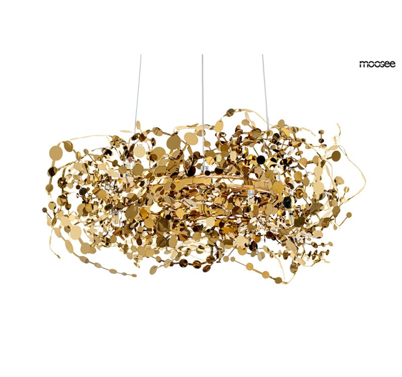 MOOSEE lampa wisząca MONETE 60 złota