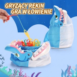 WOOPIE Gra Zręcznościowa ŁOWIENIE RYBEK Głodny Rekin GRYZIE DIY