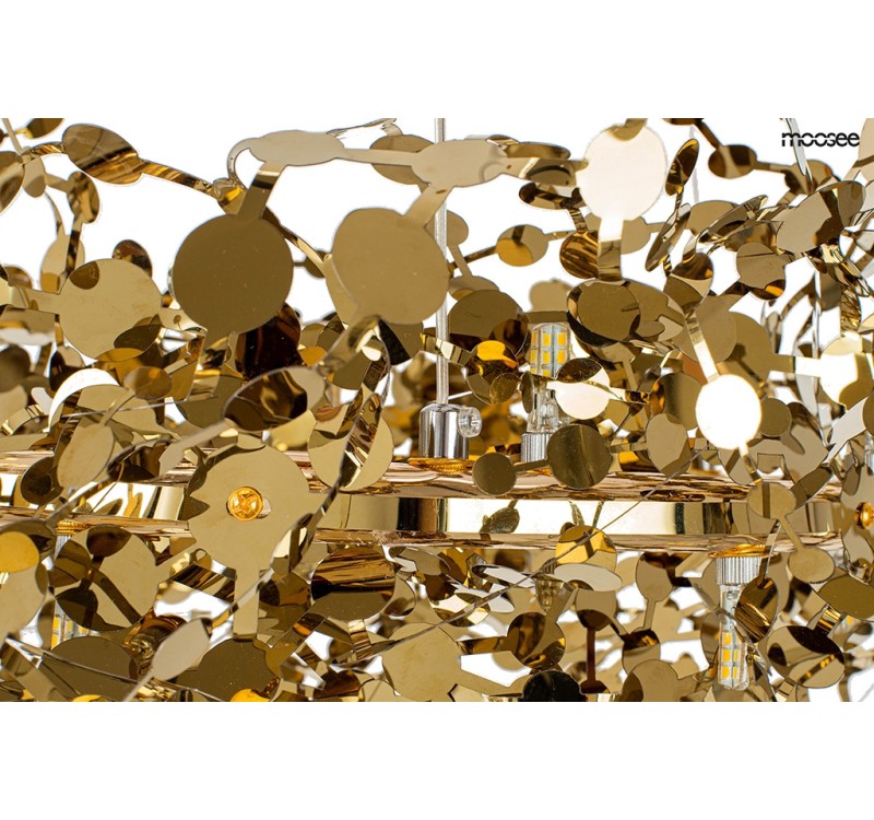 MOOSEE lampa wisząca MONETE 60 złota