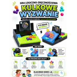 WOOPIE IQ Gra Logiczna Strategiczna Trening Mózgu "Head to Head" Układanie Wzoru na Czas