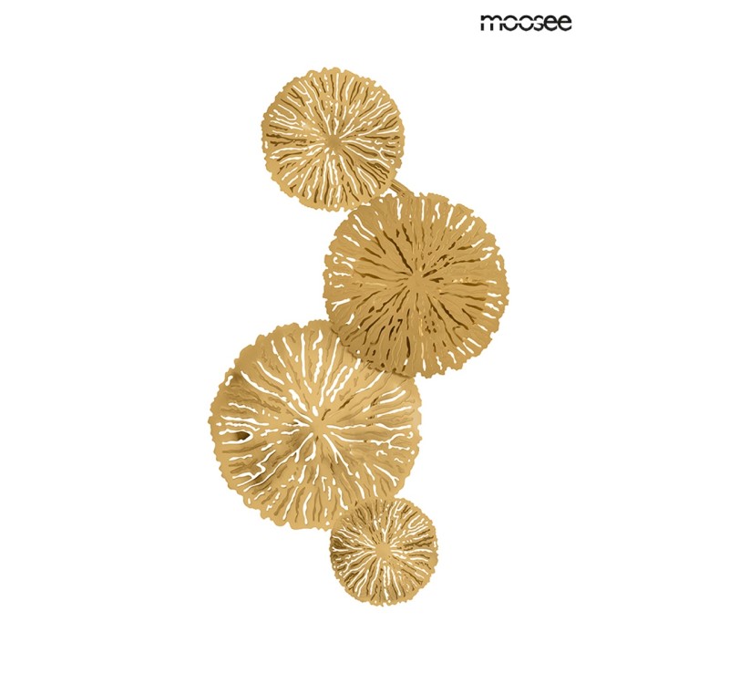 MOOSEE lampa ścienna LIRIO 4 złota