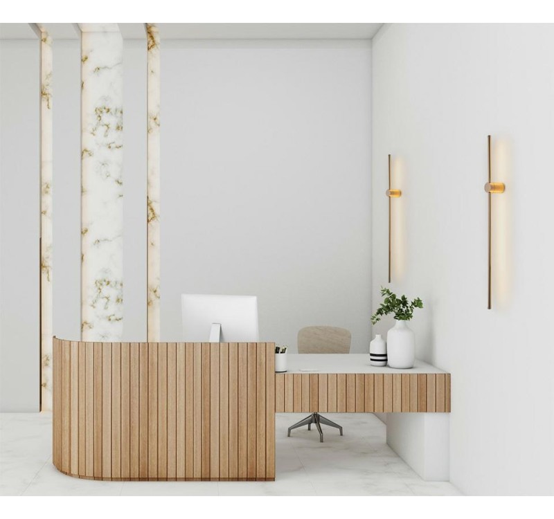 MOOSEE lampa ścienna OMBRE 100 złota