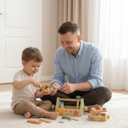 VIGA PolarB Skrzynka z Narzędziami Zestaw Drewniany