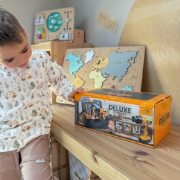 WOOPIE Zestaw Narzędzi Małego Majsterkowicza z Wkrętarką w Walizce 39el.