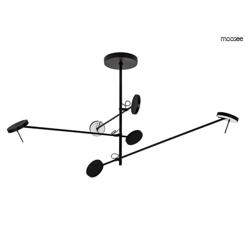 MOOSEE lampa wisząca BOBBIE 3 czarna