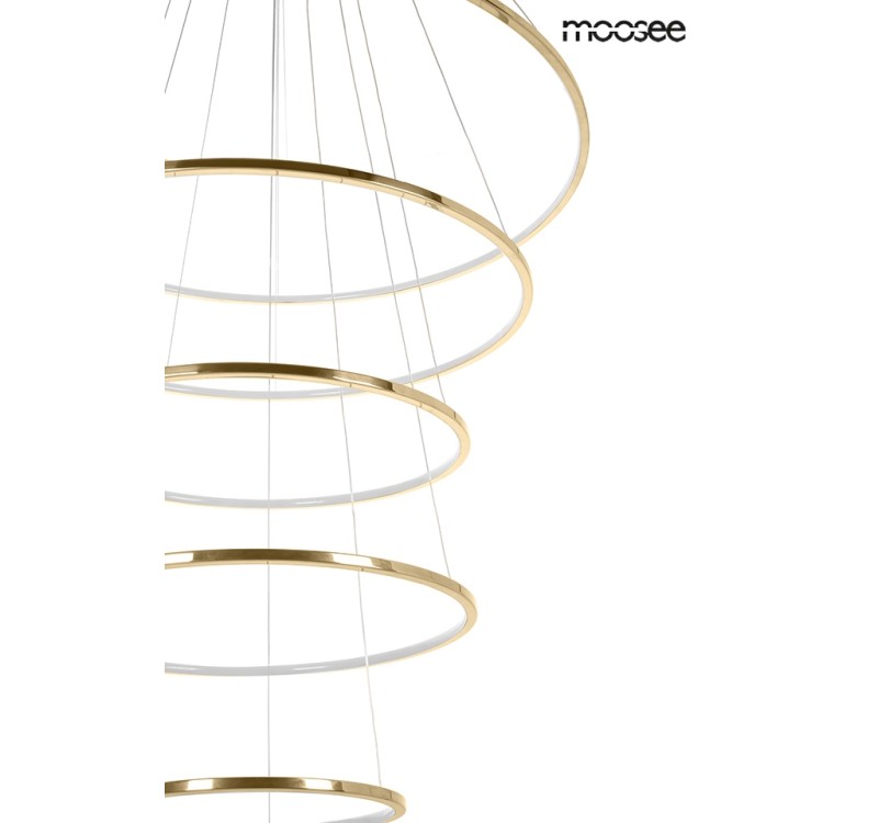 MOOSEE lampa wisząca RING SLIM L złota