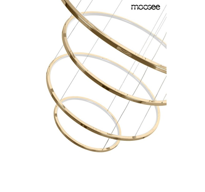 MOOSEE lampa wisząca RING SLIM L złota