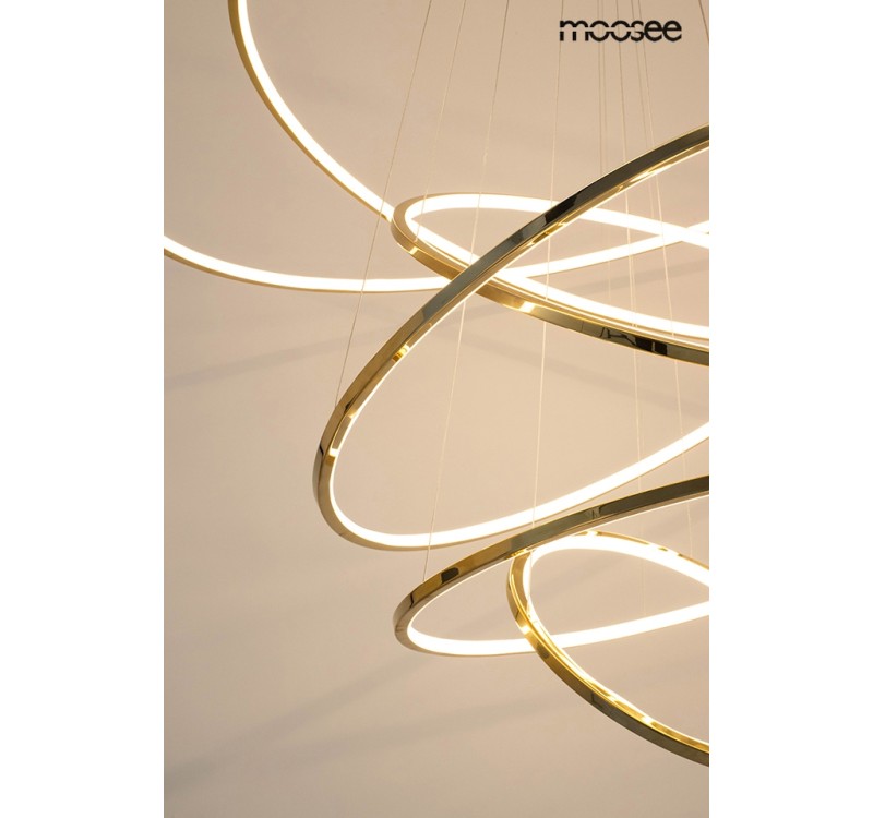 MOOSEE lampa wisząca RING SLIM XL złota