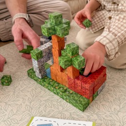 WOOPIE Klocki Magnetyczne Konstrukcyjne Świat Klocków 108 el.