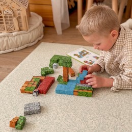 WOOPIE Klocki Magnetyczne Konstrukcyjne Świat Klocków 108 el.