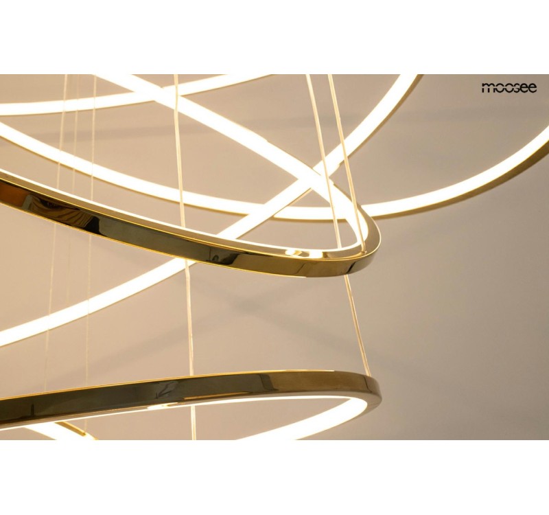 MOOSEE lampa wisząca RING SLIM XL złota