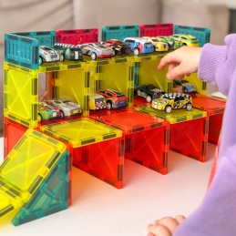 WOOPIE Magnetyczne Klocki Konstrukcyjne 7,5 cm Parking 112 el