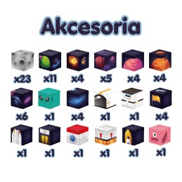 WOOPIE Magnetyczne Kostki Konstrukcyjne Kosmos 74 el.