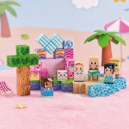 WOOPIE Klocki Magnetyczne Sześciany Magnesy 86el 3D Edukacyjne Układanka Zestaw Montessori dla Dzieci 3+