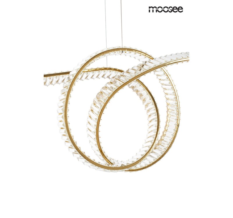 MOOSEE lampa wisząca WAVE 120 złota