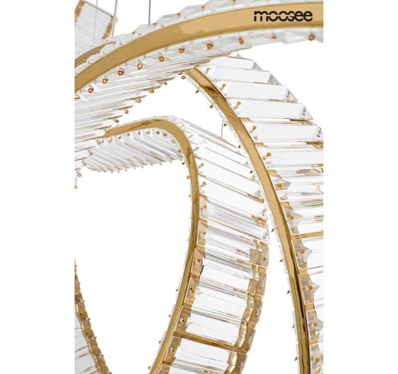 MOOSEE lampa wisząca WAVE 120 złota