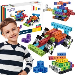 WOOPIE Klocki Konstrukcyjne 3D Sześciany 150 el.