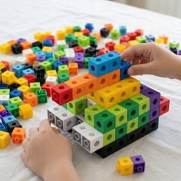 WOOPIE Klocki Konstrukcyjne 3D Sześciany 150 el.