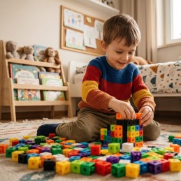 WOOPIE Klocki Konstrukcyjne 3D Sześciany 150 el.