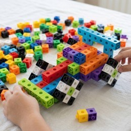 WOOPIE Klocki Konstrukcyjne 3D Sześciany 150 el.