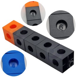 WOOPIE Klocki Konstrukcyjne 3D Sześciany 150 el.