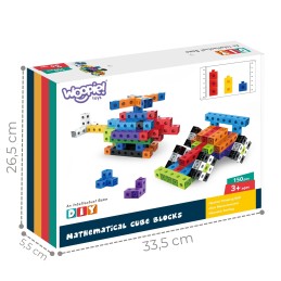WOOPIE Klocki Konstrukcyjne 3D Sześciany 150 el.