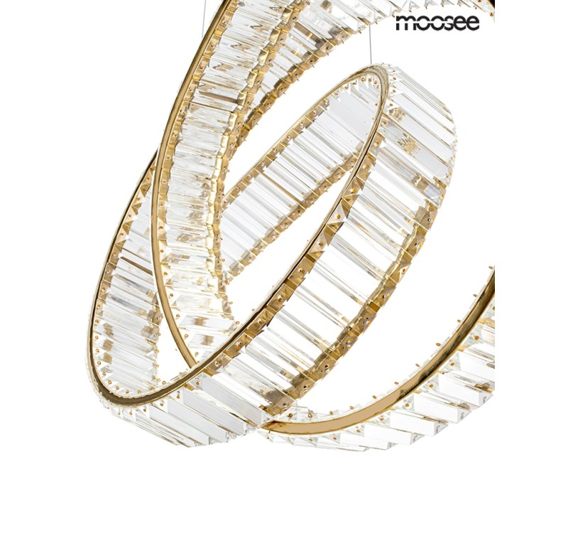 MOOSEE lampa wisząca WAVE 120 złota