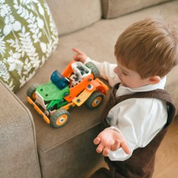 WOOPIE Zestaw Klocki Konstrukcyjne Pojazdy STEM 163 el.