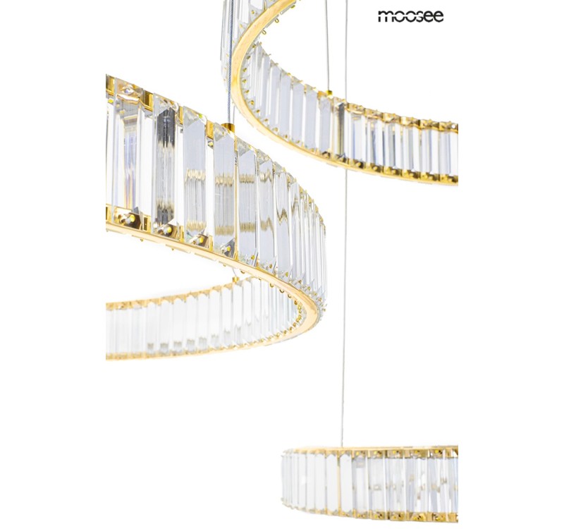 MOOSEE lampa wisząca LIBERTY 3B złota