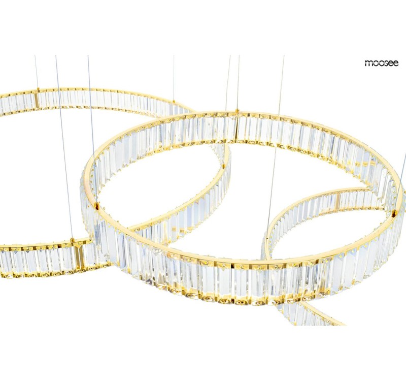 MOOSEE lampa wisząca LIBERTY 3B złota