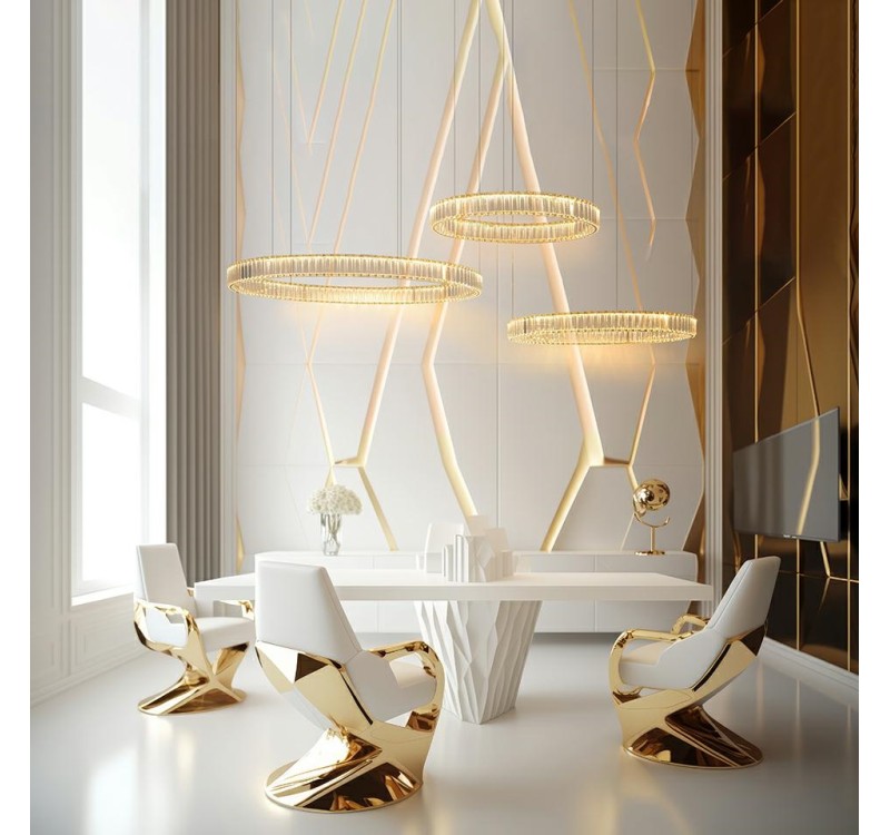 MOOSEE lampa wisząca LIBERTY 3B złota