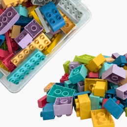 WOOPIE Klocki Soft Blocks Zestaw 99 Elementów w Pudełku