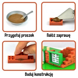 WOOPIE Zestaw Do Budowania z Cegieł - Willa 357 el.