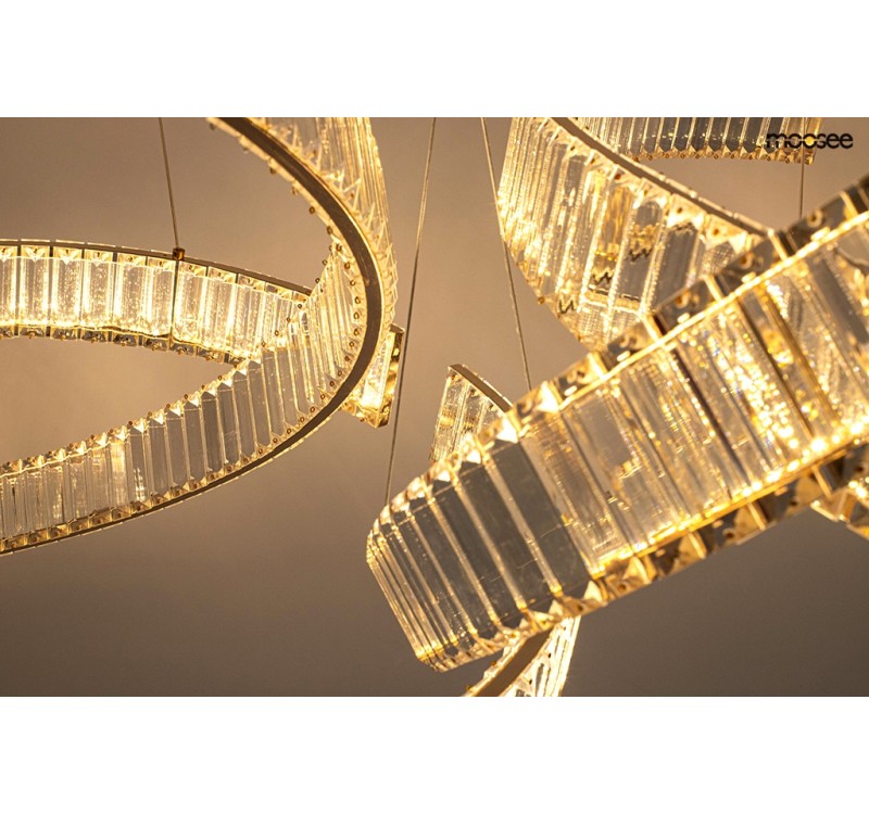 MOOSEE lampa wisząca LIBERTY LINE 8 złota