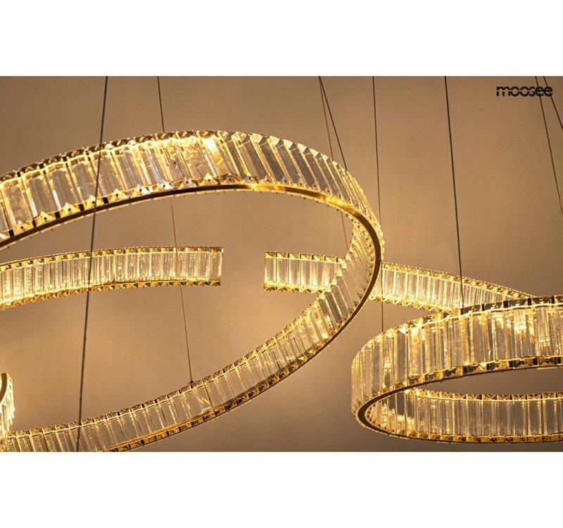 MOOSEE lampa wisząca LIBERTY LINE 8 złota