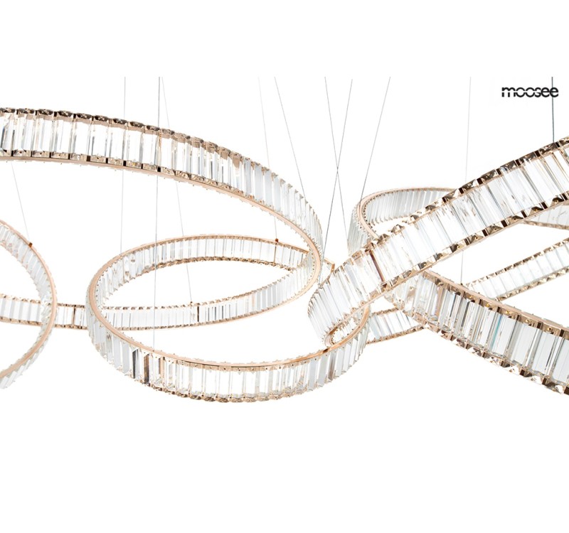 MOOSEE lampa wisząca LIBERTY LINE 8 złota