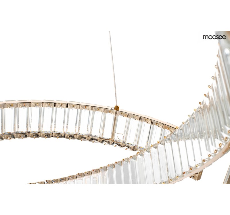 MOOSEE lampa wisząca LIBERTY LINE 8 złota